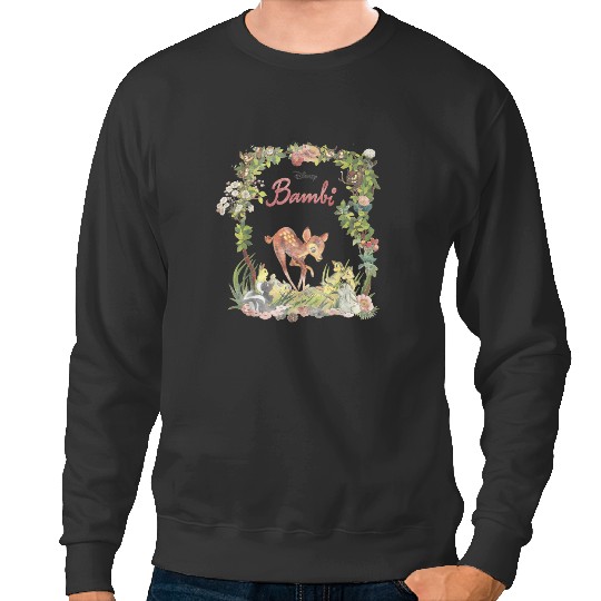 Disney Bambi Floral Portrait Sweatshirts