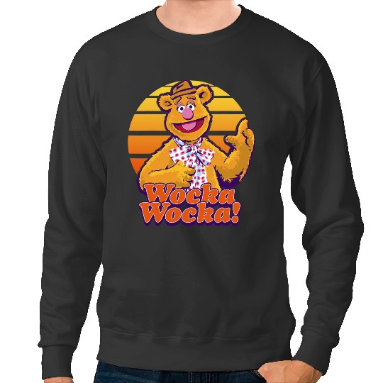 Disney The Muppets Fozzie Bear Wocka Wocka Portrait Sweatshirts