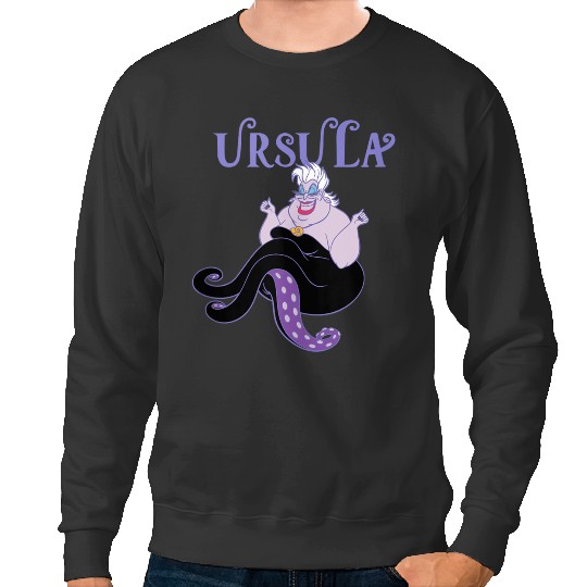 disneys The Little Mermaid Ursula Vintage Villain Portrait Sweatshirts