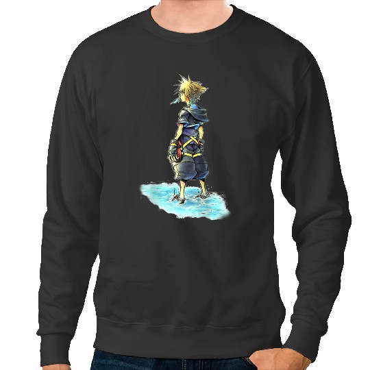 Disneys Kingdom Hearts Sora Sea Salt Ice Cream Sketch Sweatshirts