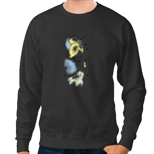 Disney Peter Pan Tinkerbell Airbrush Style Sketch Sweatshirts