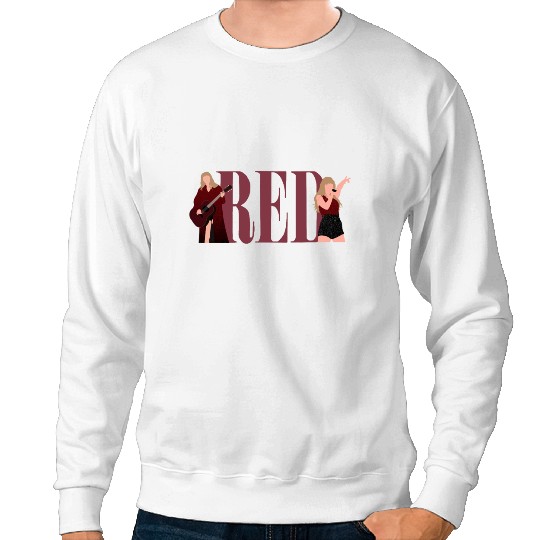 Tayl'or Swift Red eras tour art Sweatshirts