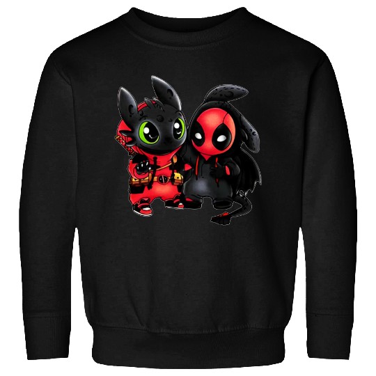 Disney Toothless and Deadpool Costume Friends Sweatshirts