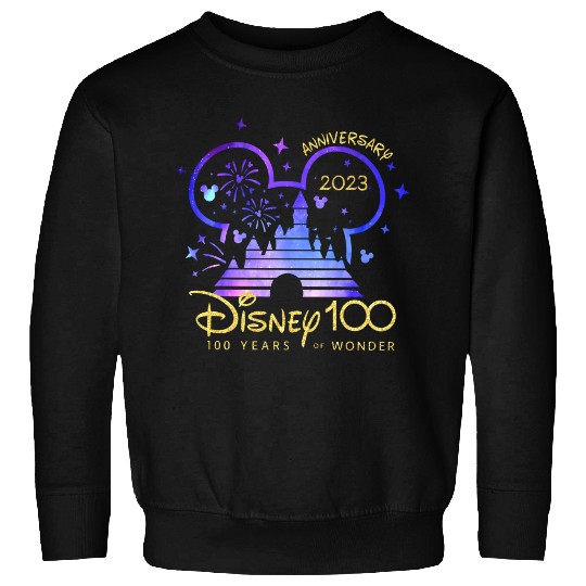 Disney 100th Anniversary Sweatshirts, Disney 100 Year of Wonder Anniversary Sweatshirts