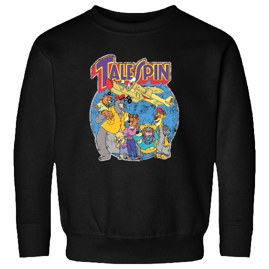 Disney's TaleSpin Graphic Sweatshirts Main Cast Poster Sweatshirts