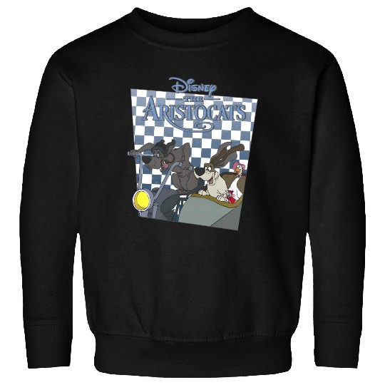 Disney Aristocats Checkerboard Poster Napoleon Lafayette Sweatshirts