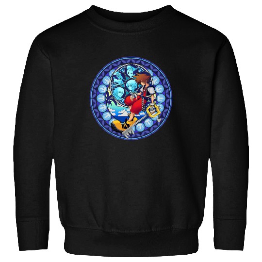 Disney Kingdom Hearts Sora Stained Glass Sweatshirts