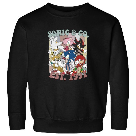 Vintage Disney Sonic And Co 1991 Colors Sweatshirts