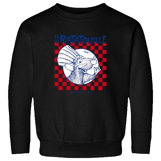 Disney Pixar Ratatouille Remy Paris Checkerboard Sweatshirts