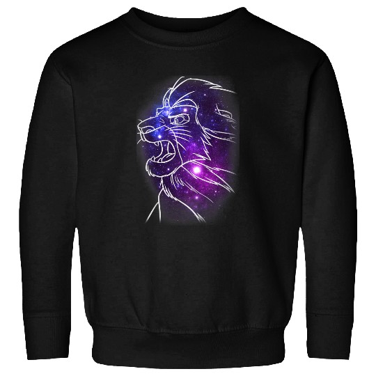 Disney Lion King Mufasa Galaxies Graphic Sweatshirts
