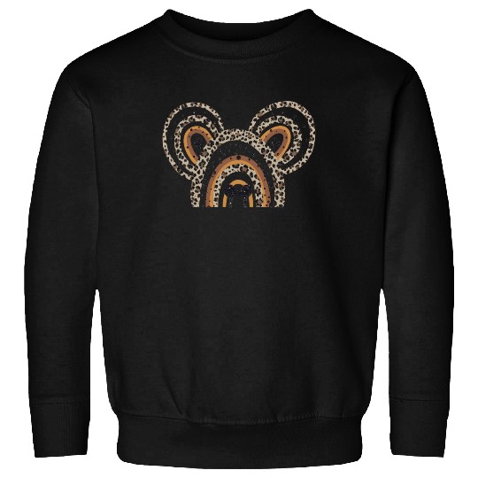 Disney Cheetah rainbow Mickey Ear Sweatshirts