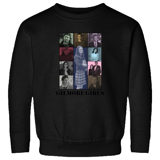Gilmore Girls Eras Tour Poster (Black Print) Sweatshirts