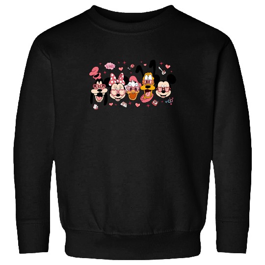 Disney Mickey and Friends Valentine Sweatshirt
