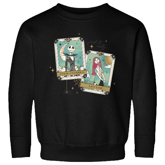 disneys The Nightmare Before Christmas Jack And Sally Tarot Sweatshirts