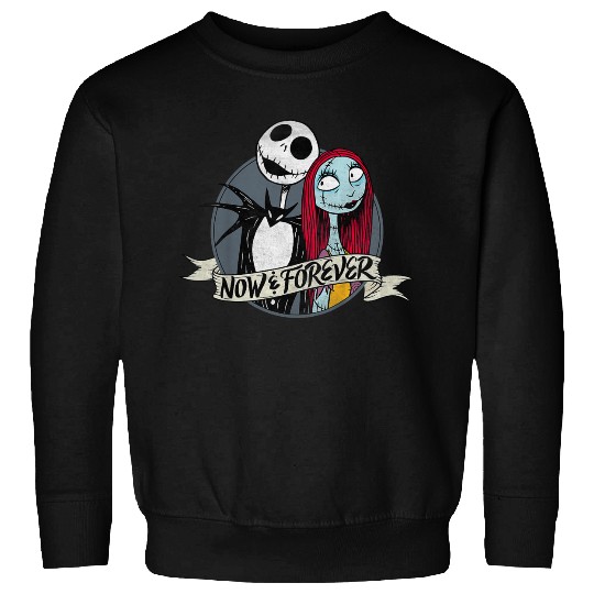 disneys Nightmare Jack Sally Now And Forever Sweatshirts