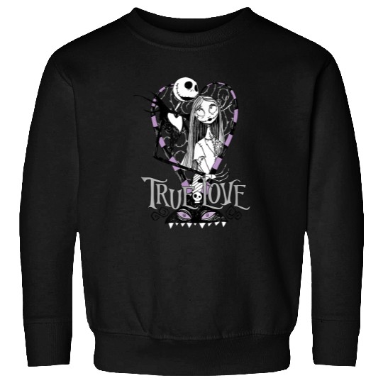 disneys Nightmare Before Christmas Valentines True Love Sweatshirts