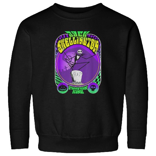 disneys Nightmare Before Christmas Retro Jack Skellington Sweatshirts