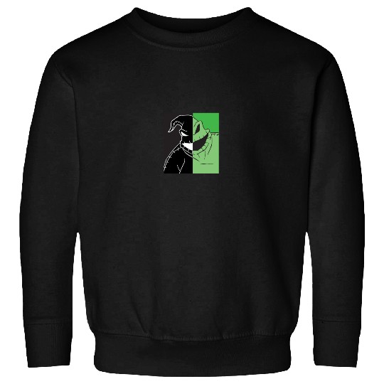 disneys The Nightmare Before Christmas Oogie Boogie Split Sweatshirts