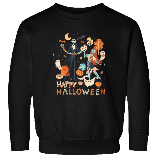 disneys The Nightmare Before Christmas Jack Sally Halloween Sweatshirts