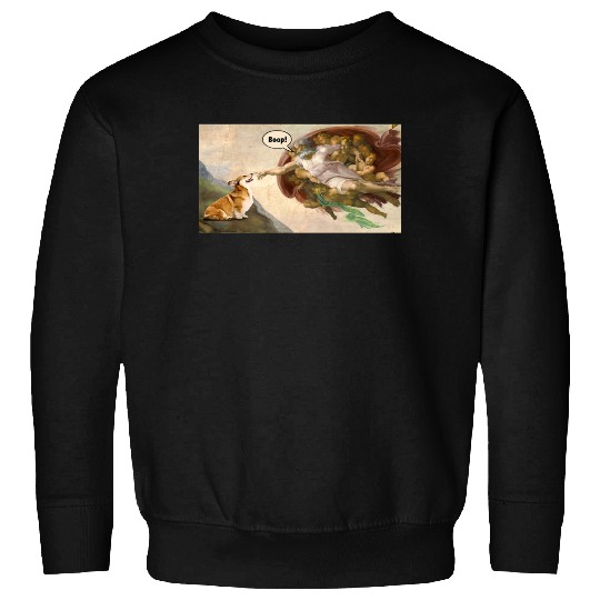 Boop The Snoot of Welsh Corgi Funny Sweatshirt