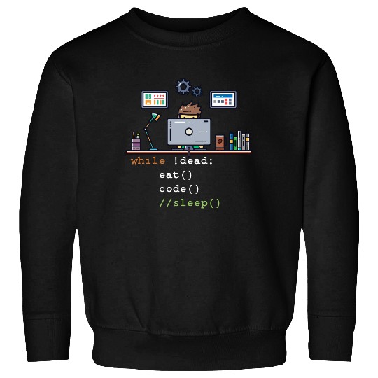 Computer Science Python Programmer Eat Code Sleep Sweatshirt