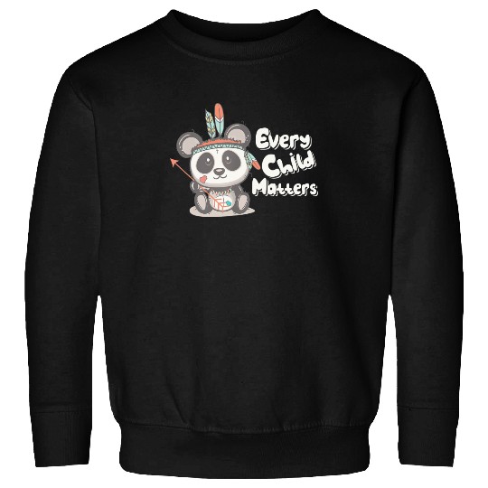 Every Child Matters Panda Indigenous People Orange Day Sweatshirt