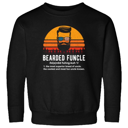 Bearded Funcle Definition Mens Sweatshirt