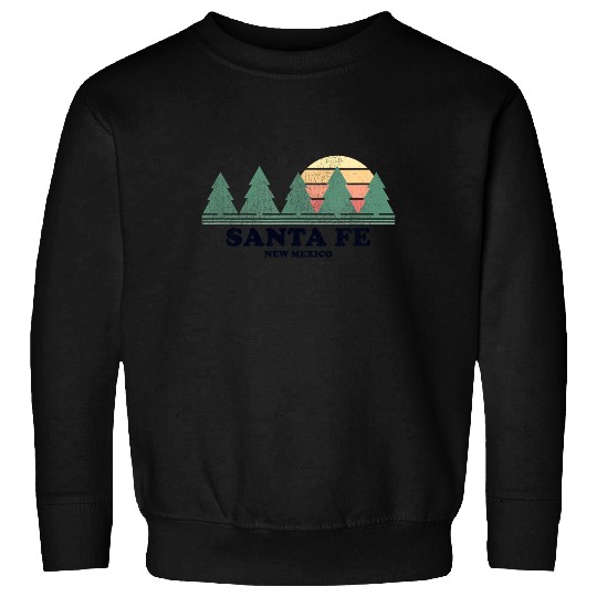 Santa Fe NM Vintage Throwback Tee Retro 70s Design Sweatshirt