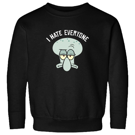 SpongeBob SquarePants Squidward I Hate Everyone Sweatshirt