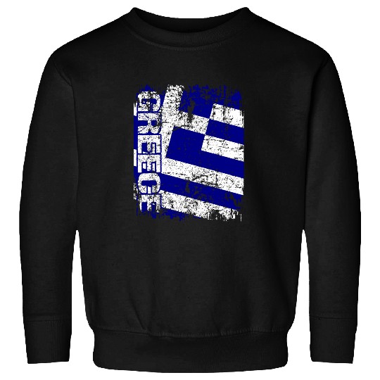 GREECE Flag Vintage Distressed GREECE Sweatshirt