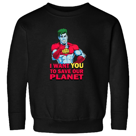 Planeteer Call - Captain Planet - Sweatshirts