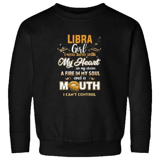 Womens I'm Libra Girl September 23 Sweatshirt