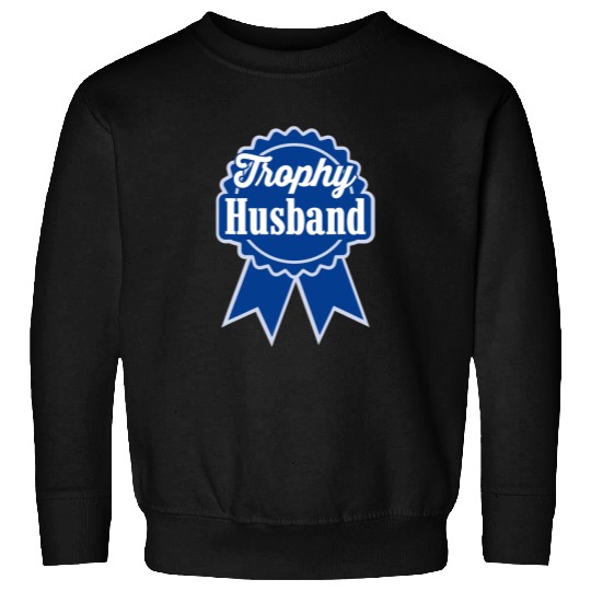Trophy Husband Retro Ribbon Style Sweatshirt