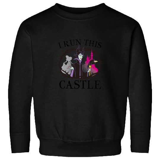 Disney Sleeping Beauty Maleficent Runs This Castle Sweatshirts