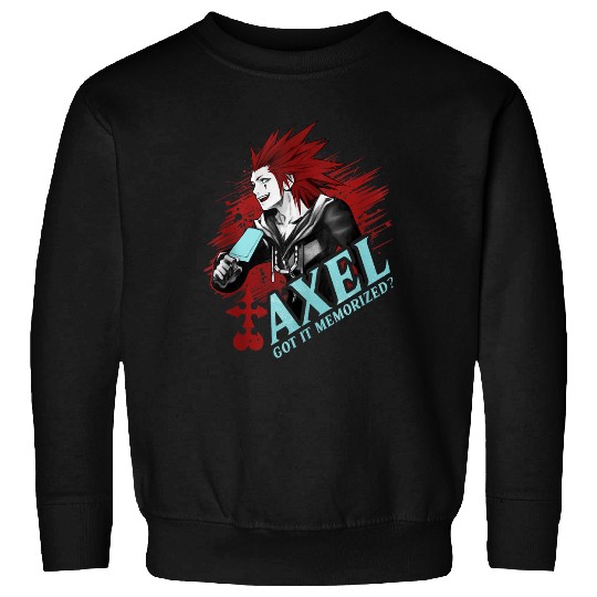 Disneys Kingdom Hearts Axel Got It Memorized Sweatshirts