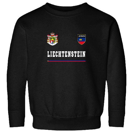 Liechtenstein Flag Football Sweatshirt