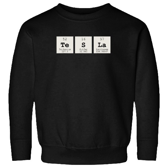 Periodic Table Tesla Sweatshirt