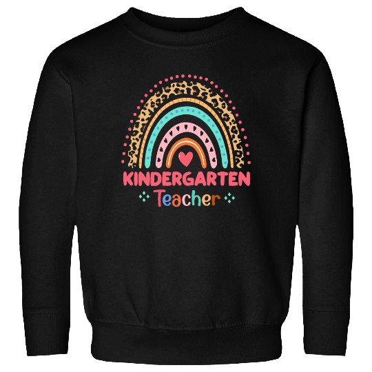 Kindergarten Rainbow Teacher Team Kindergarten Squad Sweatshirt