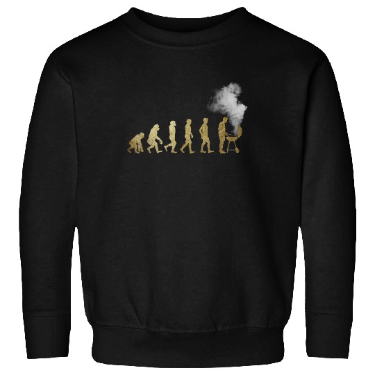 Evolution of Grill Master - Grilling Gifts - I Do BBQ Sweatshirt