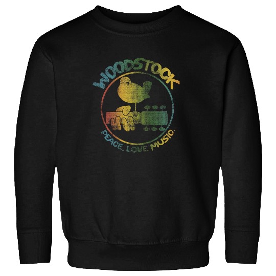 Woodstock Men's Colorful Logo Slim Fit Sweatshirt