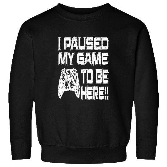 I Paused My Game to Be Here Sweatshirt