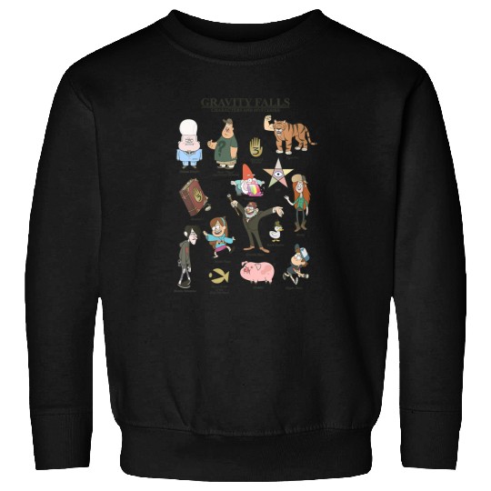 Disneyss Gravity Falls Character And Mysteries Textbook Sweatshirts