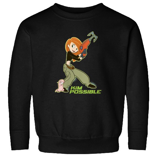 Disneyss Kim Possible Kim Grappling Hook Poster Sweatshirts