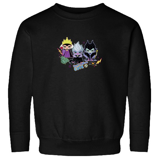 Disney Villains Chibi Dont Call Us Cute Sweatshirts