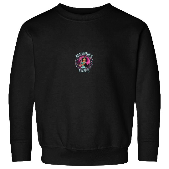 Disney Aladdin Jasmine Adventure Awaits Circle Sweatshirts