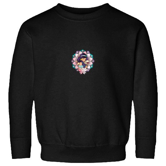 Disney Aladdin Jasmine Stained Glass Lotus Tee Sweatshirts