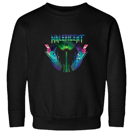 Disney Villains Maleficent 90s Rock Band Neon Sweatshirts