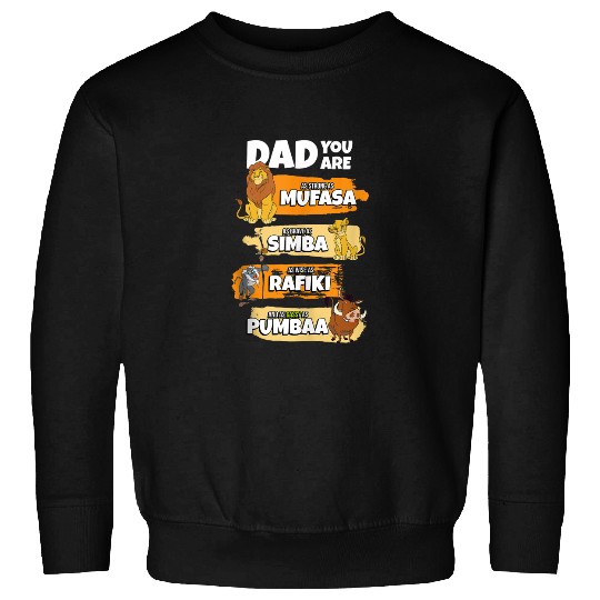 Disney The Lion King Dad You Are Word Stack Funny Sweatshirts