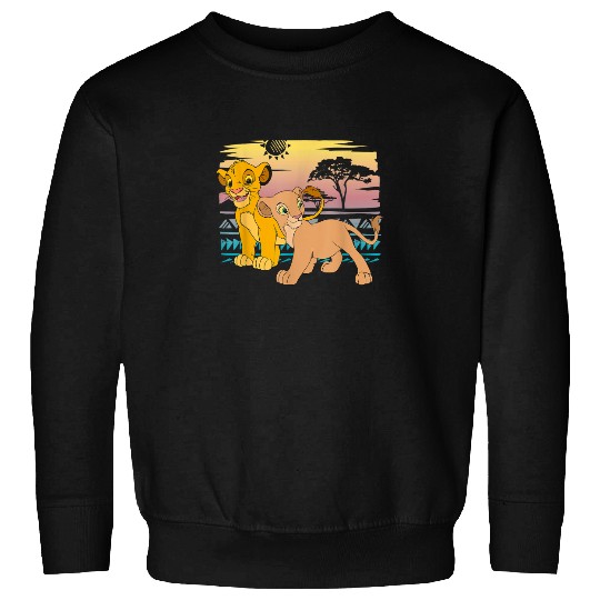 Disney The Lion King Young Simba Nala 90s Sweatshirts
