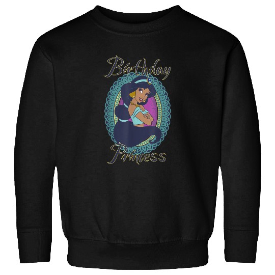 Disneyss Aladdin Jasmine Birthday Princess Sweatshirts
